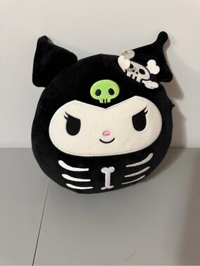 Squishmallows 8" Sanrio Halloween Skeleton Kuromi Plush